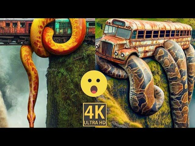 AI Nature Discovery | Shorts Snakes Video Compilation | Amazon Jungle #trending #wow