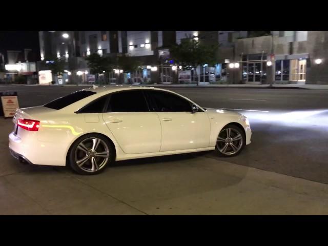 Audi s6 exhaust BRUTAL SOUND muffler + resonator delete