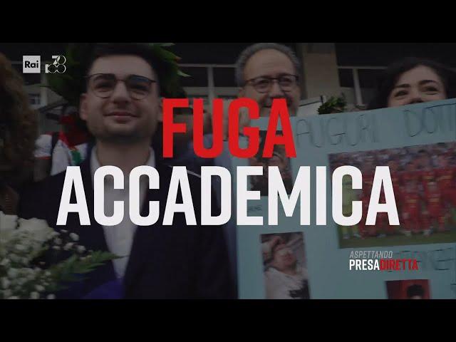 Fuga accademica - PresaDiretta 22/09/2024
