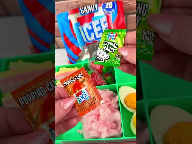 Packing School Lunch with CANDY Food *BENTO Box* Satisfying Video ASMR! 