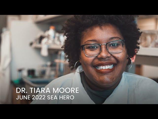 Black in Marine Science Founder Dr. Tiara Moore Honored as June Sea Hero