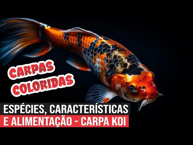 Carpa Colorida   Espécies, Características e Alimentação   Carpa Koi, Nishikigoi