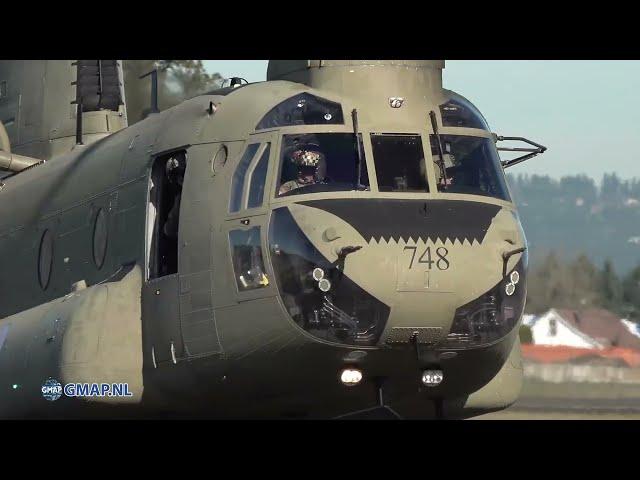 [4K] CH-47 Chinook cockpit view Oregon Air Guard #chinook #helicopter #aviation #army #ch47 #avgeek