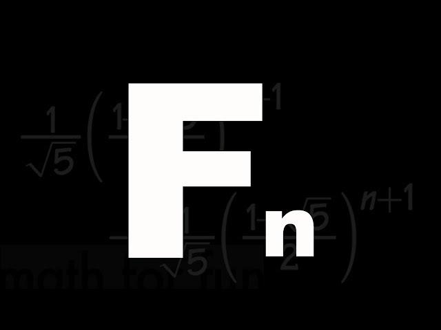 Nth term formula for the Fibonacci Sequence, (all steps included), difference equation