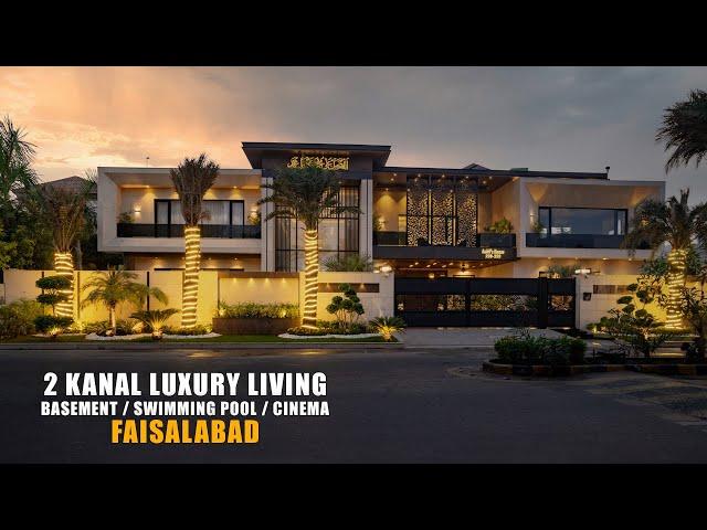 2 Kanal House: Design Excellence and Luxury Living by Faisal Associates, Faisalabad - Pakistan