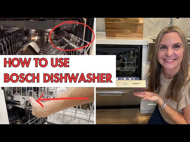 HOW to use a BOSCH Dishwasher + Dishwasher HACKS!