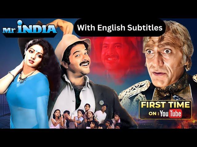 Mr. India Full Hindi Movie With English Subtiles - Anil Kapoor | Sridevi | Amrish Puri | Bollywood