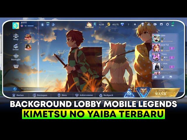 Background lobby is back | Background Lobby Mobile Legends Kimetsu No Yaiba