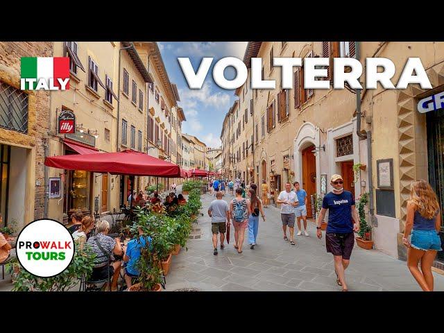 Volterra, Italy Walking Tour - 4K - with Captions!