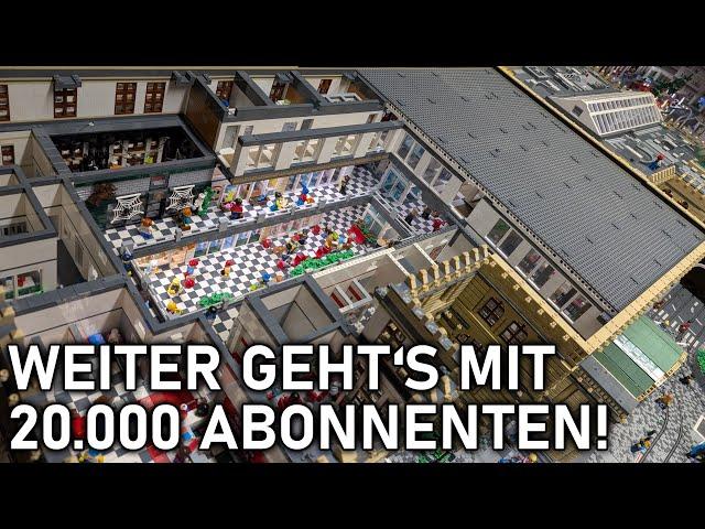 Danke für 20.000 Abonnenten! Weiter geht's am Bahnhof! • BRICK WORLD LEGO® UPDATE (430)