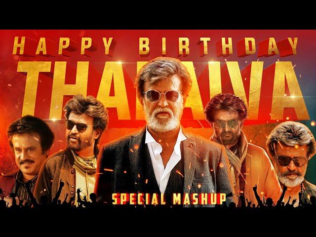 Rajinikanth Birthday Special Mashup 2020 | Superstar Tribute Mashup | 4K | AA creative media & remix