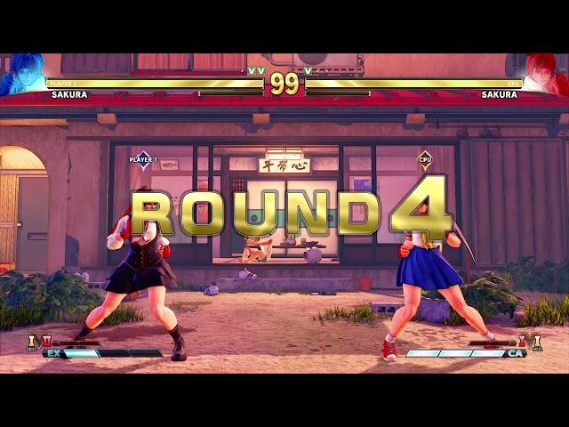 STREET FIGHTER V Sakura vs Sakura