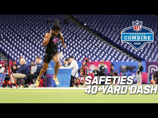 FULL Safeties 40-Yard Dash | 2025 NFL Combine