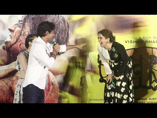 Sunil Grover Makes FUN Of DANGAL Girl Sanya Malhotra In Front of Media At Patakha Trailer Launch