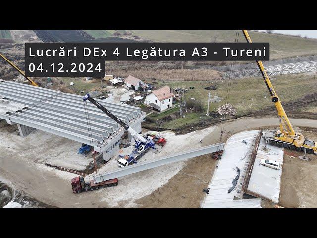 Lucrări DEx 4 Legătura A3 - DN1 Tureni 04.12.2024