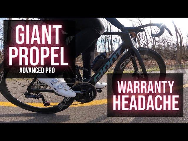 Giant Propel Warranty Claim - A GIANT Headache