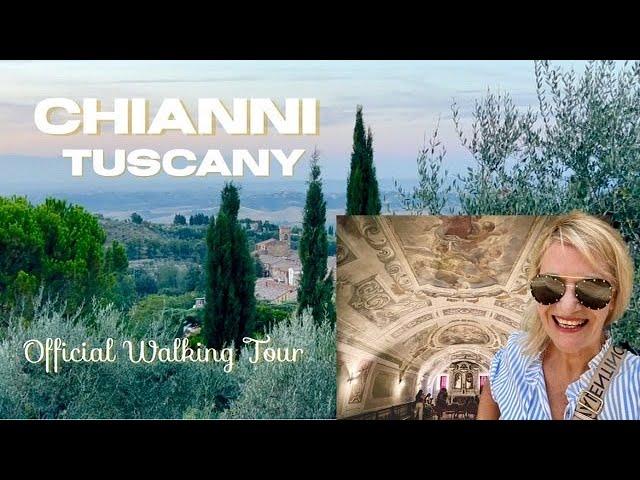 TUSCANY TRAVEL VLOG - FREE SUMMER WALKING TOUR OF CHIANNI - Discover its secrets and treasures!