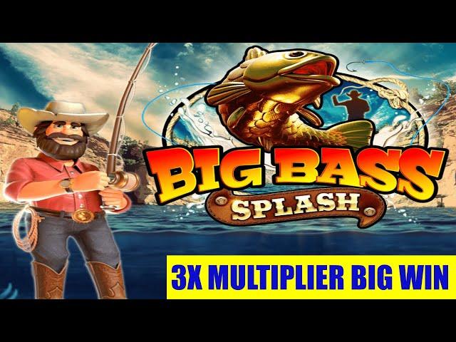 BIG BASS SPLASH EPIC WIN WITH 3X MULTIPLIER- BONUS BUY ONLINE CASINO ONLINE SLOT