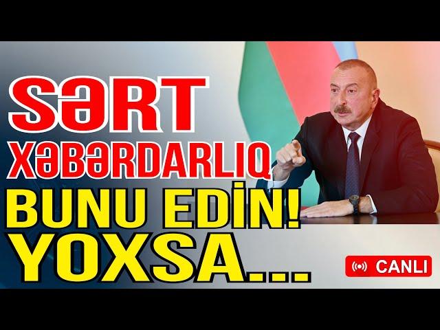 Prezidentdən sərt xəbərdarlıq - Bunu edin! - Yoxsa... - Gündəm Masada - Media Turk TV