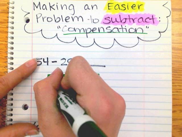 Compensation: Making an Easier Problem to Subtract