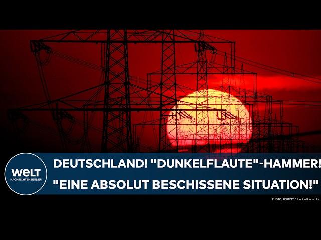 DEUTSCHLAND: "Dunkelflaute"-Hammer! Strompreis explodiert! "Eine absolut beschissene Situation!"