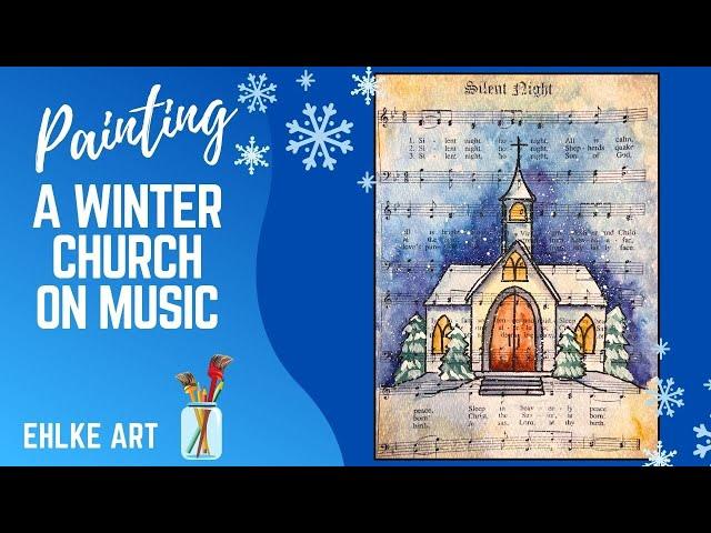 Watercolor Church on Music