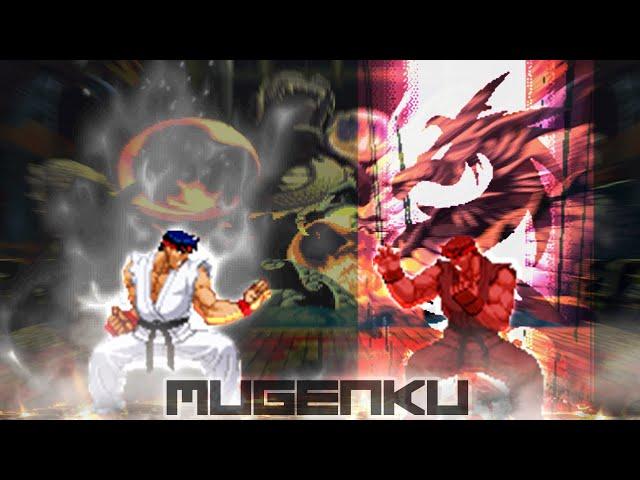 Ryu-Verse! Master Ryu vs Dragon Ryu. Street Fighter MUGEN Multiverse