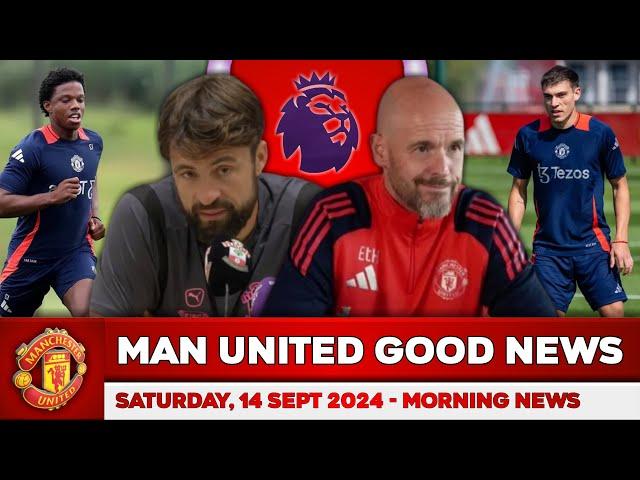  MANCHESTER UNITED NEWS UPDATE TODAY  SATURDAY 14 SEPT  Ugarte DEBUT Man Utd vs Southampton Today