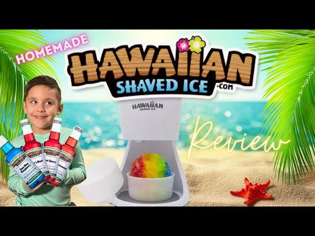 HOMEMADE HAWAIIAN SHAVED ICE! FLAVORED SYRUPS REVIEW Homemade Snow Cones Flavor Mixes