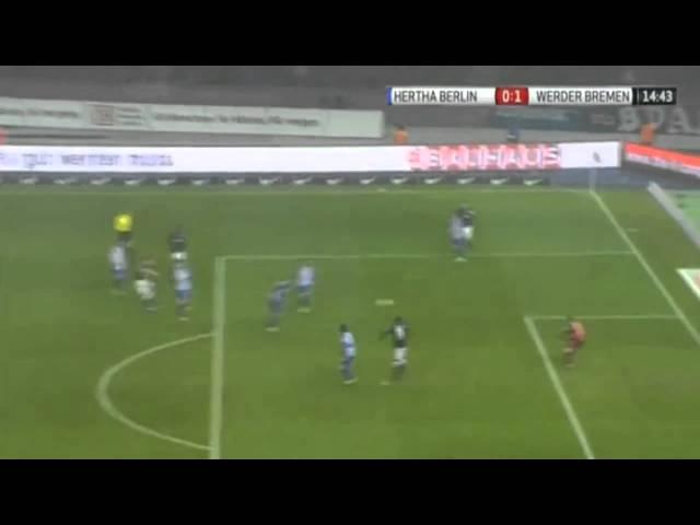 Nils Petersen Amazing Goal ~Herta Berlin vs Werder Bremen 0 1 HD