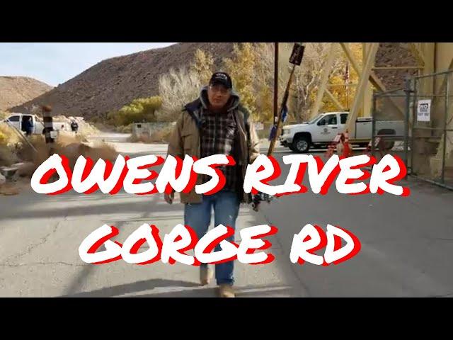 Fishing for Rainbow Trout at Owens River Gorge Road Power Plant in Bishop CA