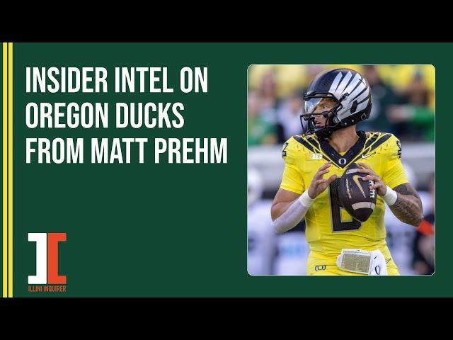 Insider Intel on the Oregon Ducks with Matt Prehm | Illini Inquirer Podcast