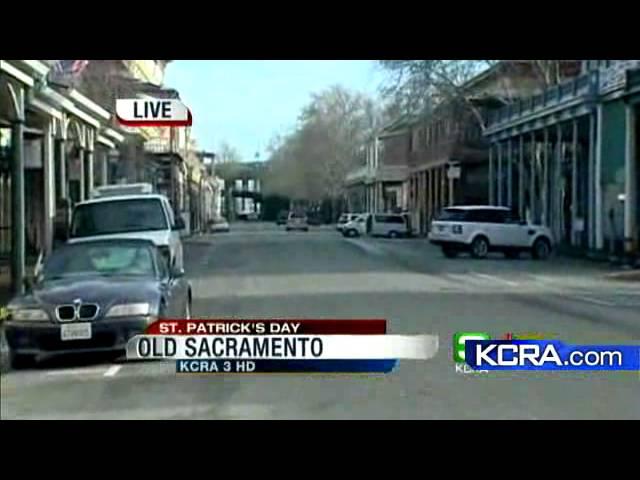 Old Sacramento Preps For St. Patrick's Parade