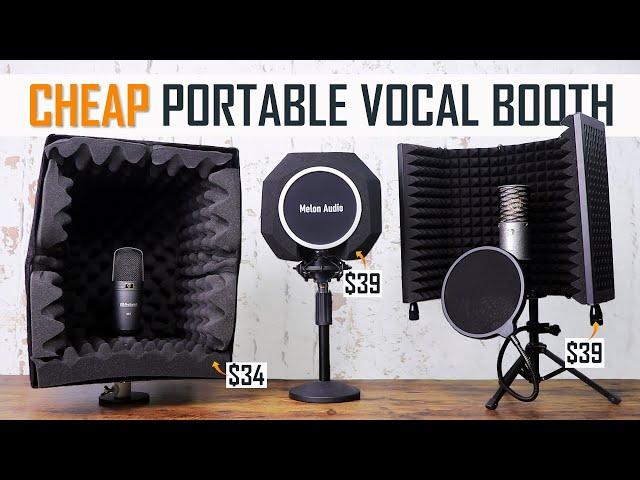 Best Budget Reflection Filter Vocal Booths On Amazon (2021) || Do they really work?