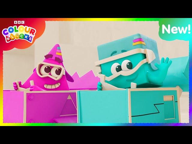 Cyan and Magenta | FULL EPISODE - S1 E21 | Learn Colours - Kids Cartoons | Colourblocks