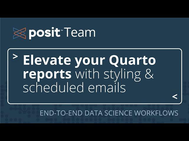 How to build business reports with Quarto