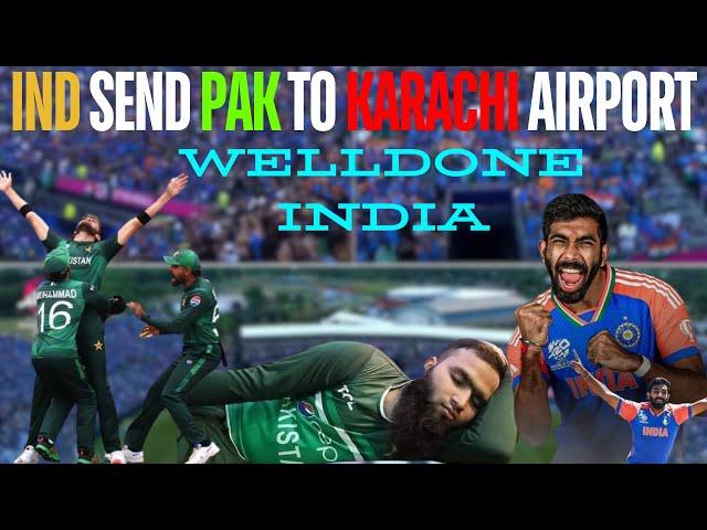 Congratulations India Beat Pakistan and direct send to karachi airport | video part 1