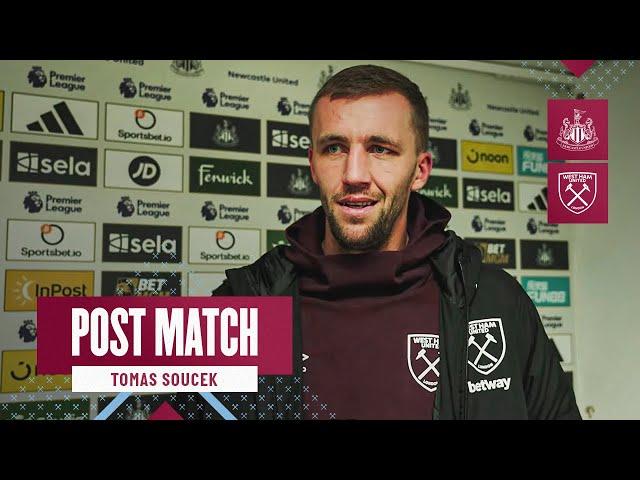 "I'm Very Proud of the Team" | Newcastle 0-2 West Ham | Tomas Soucek | Post Match Reaction