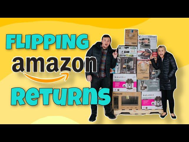 WE TRIED FLIPPING AN AMAZON RETURNS PALLET - Can We Pay Our Mortgage With The Profit?