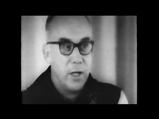 Thomas Merton's final talk.