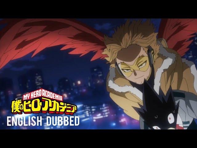 Hawks and Tokoyami Fly Together *English Dub* - My Hero Academia Season 5 Episode 5