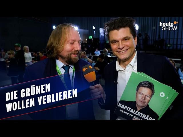 Anti-Wahlkampf: Lutz van der Horst hilft den Grünen beim Verlieren | heute-show vom 31.01.2025