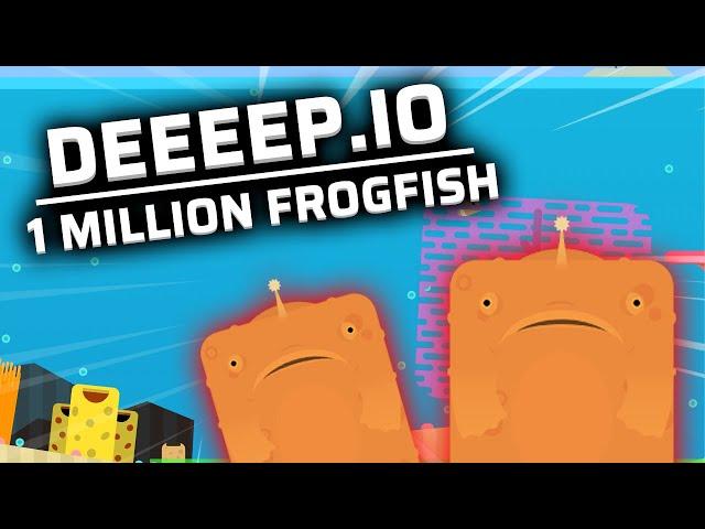 1 MILLION FROGFISH CHALLENGE!! | Deeeep.io gameplay