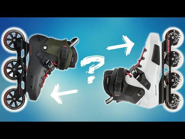 3 oder 4 Wheels? Rollerblade Twister Edge Inline Skates im Test