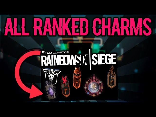 All Ranked Charms In Rainbow Six Siege - Years 1, 2, 3, 4, 5