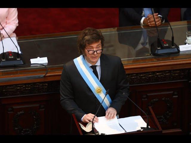 El discurso completo de Javier Milei en la apertura de sesiones 2024