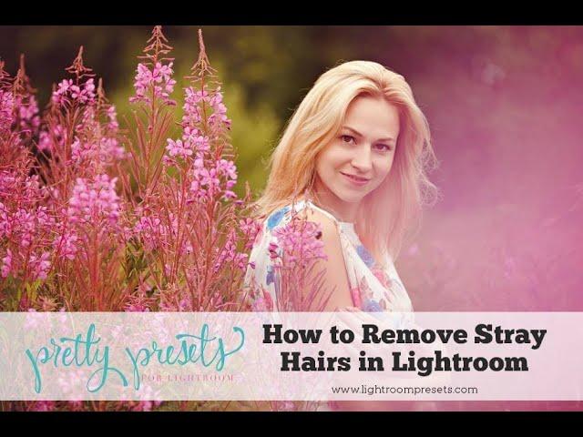 How to Remove Stray Hairs in Lightroom