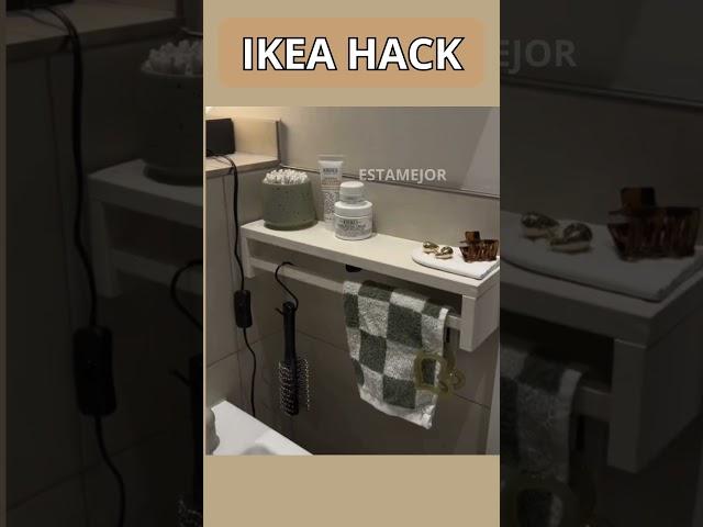 Este truco es genial  PARA CUARTOS DE BAÑO   |GENIUS HACKS#ikeahack #bathroomdecor #furniturehacks