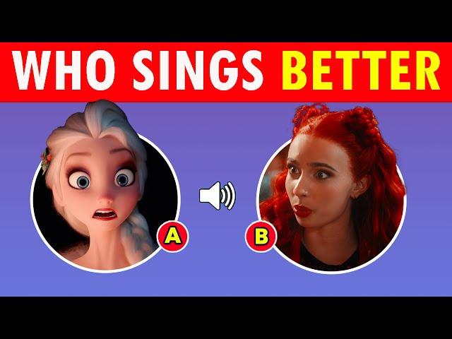 Who Sings Better? Descendants vs Disney Princess: The Rise of Red | Red, Mal, Chloe, Elsa, Rapuzel