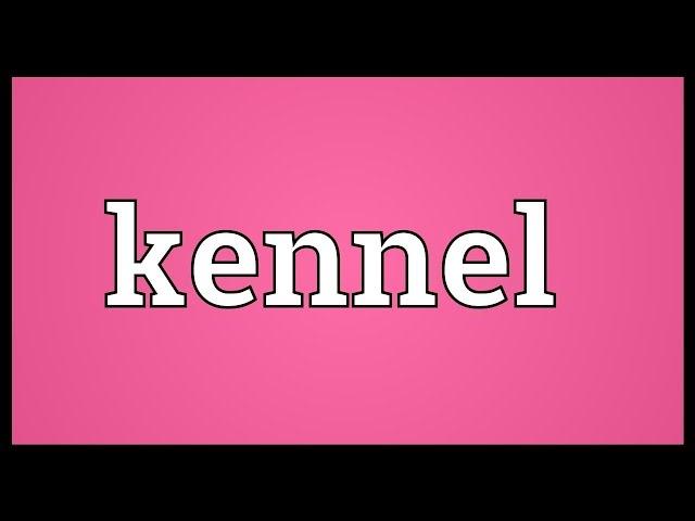 Kennel Meaning